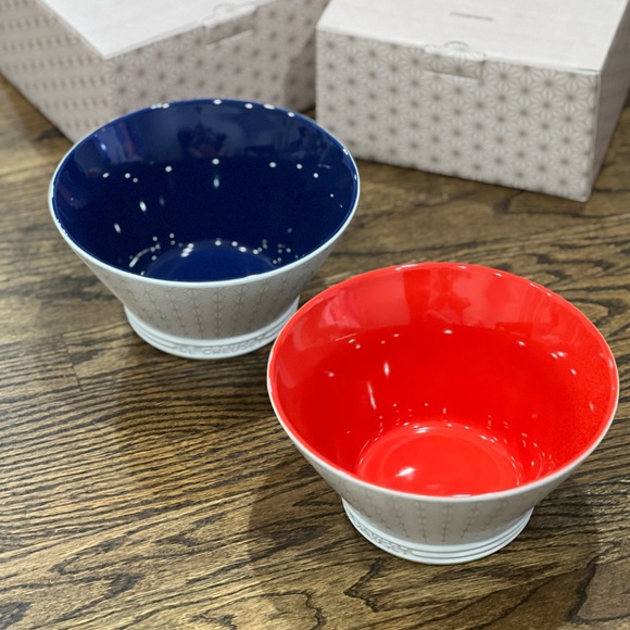 New Le Creuset Wagara Neo Noodle Bowls Set of 2 - Picture 1 of 7